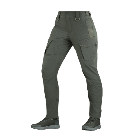 M-Tac Bukser Aggressor Summer Flex Dame i let Rip-Stop nylon med elastan til komfort og bevægelse, ideel til taktisk brug og aktiv fritid.