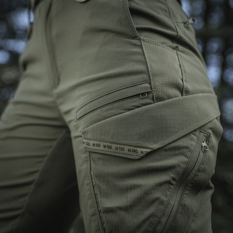 M-Tac Bukser Aggressor Summer Flex Dame i let Rip-Stop nylonstof til taktisk brug og aktiv fritid med skjulte knæindsatser for komfort.