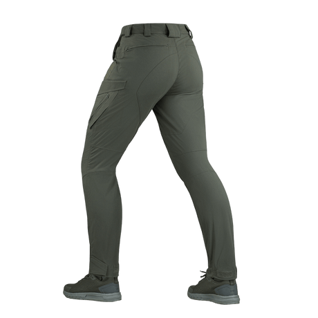 M-Tac Bukser Aggressor Summer Flex Dame i let Rip-Stop nylon til komfortabel taktik- og fritidsbrug. Elastisk talje og skjulte knæindsatser.