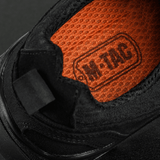 Detaljeret visning af M-Tac Tactical Sneakers Patrol R Vent indersål med kvalitetslæder og åndbart 3D-mesh design til komfort.