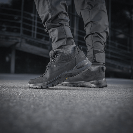 M-Tac Tactical Sneakers Patrol R Vent ideelle til trekking og løb, slidstærkt læder og 3D-mesh, skridsikker sål, komfortabel indersål.