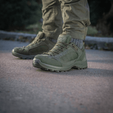 Tactical Sneakers Demi-Season – Let og komfortabel i naturlæder og Cordura til trekking og outdoor-aktiviteter, gummiforstærket tå og hæl.