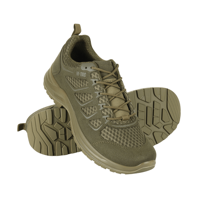 M-Tac Tactical Sneakers IVA, lette og ventilerede sneakers til sommerbrug, med åndbar mesh, nubuck forstærkning og polstret tunge.