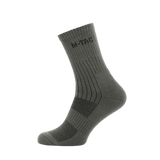 M-Tac Sokker Mk.1 i grå, designet til komfort, støtte og fugttransport under gåture med svangstøtte og ventilationskanaler