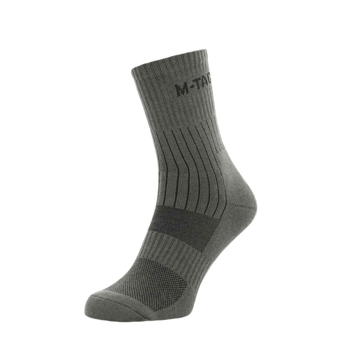 M-Tac Sokker Mk.1 med komfort og støtte til lange gåture, polstret tå og hæl forhindrer gnidning, med svangstøtte og ventilation.