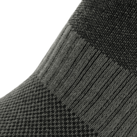 Nærbillede af M-Tac Sokker Mk.1 med elastisk rib for komfort og støtte under aktiviteter