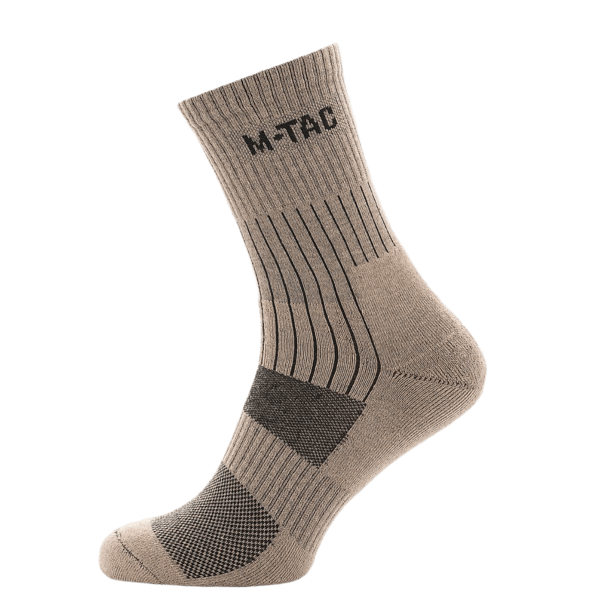 M-Tac Sokker Mk.1 med komfortabelt design, sømløs tå, svangstøtte og termo ventilation til lange gåture.