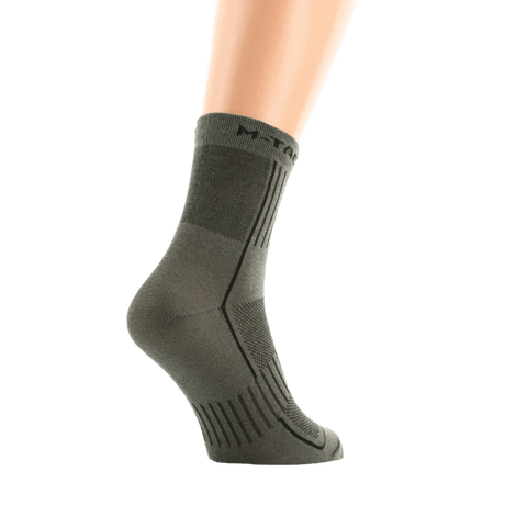 M-Tac Letvægtssokker Mk.3 tynd sommertrekking sok med ergonomisk design og åndbare materialer, ideel til vandring og daglig brug.