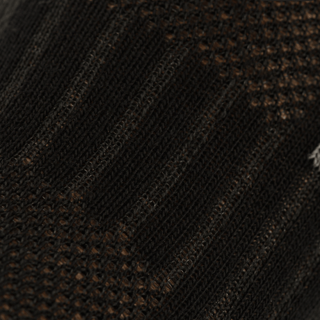 Detalje af M-Tac Letvægtssokker Mk.3, viser tekstur og materiale sammensætning til trekking og sommerbrug.