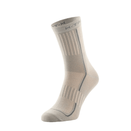 M-Tac Letvægtssokker Mk.3 til sommerbrug, trekking og vandreture, åndbare og komfortable sokker lavet af bomuld, polyamid og spandex.