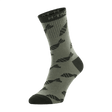 M-Tac Letvægtssokker Mk.3 Mortar Bombs i olivengrøn med sort mønster, ideel til sommer trekking og vandring, lavet af bomuld, polyamid og elastan.