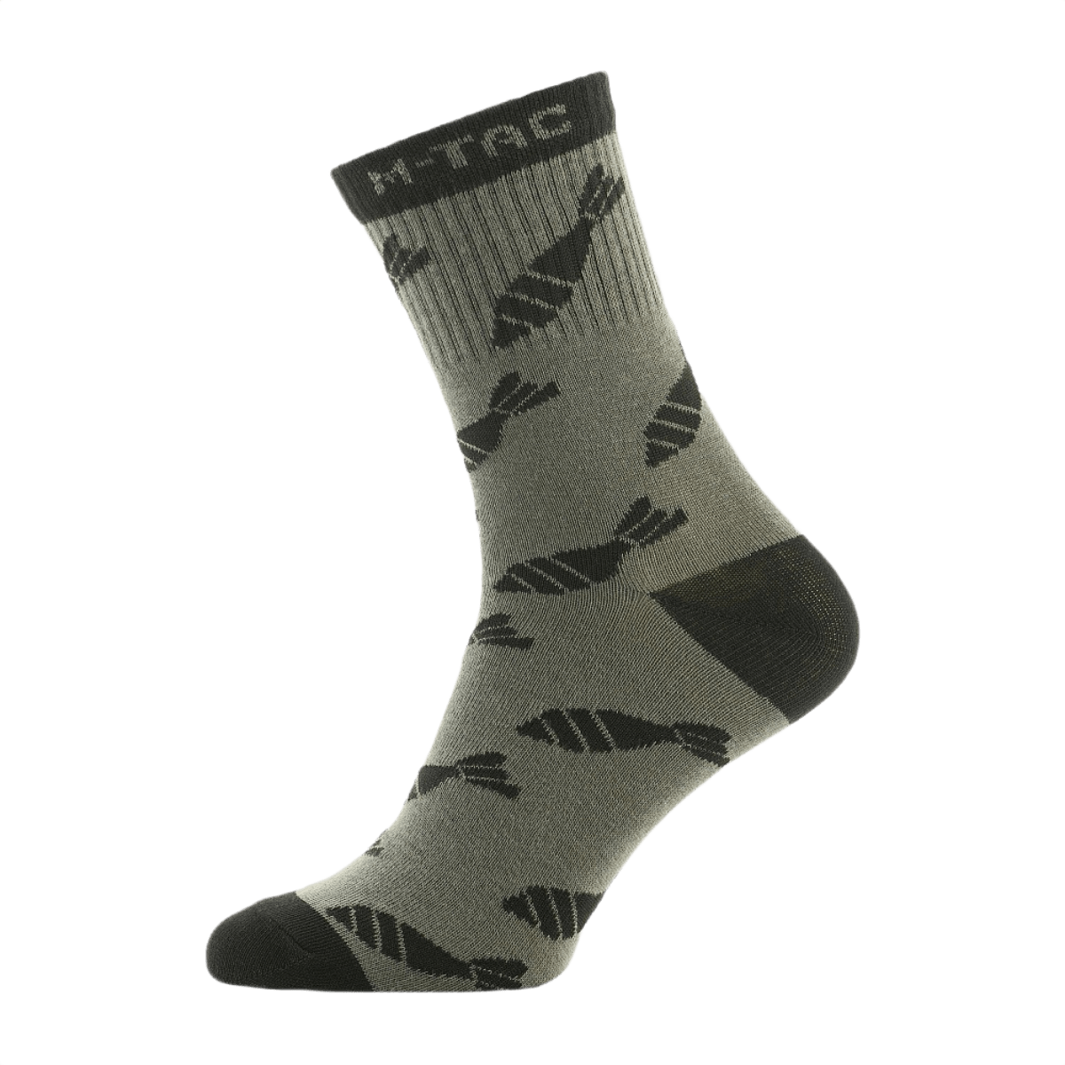 M-Tac Letvægtssokker Mk.3 Mortar Bombs - lette, åndbare sommersokker til trekking og vandring med ergonomisk støtte i bomuld, polyamid, elastan.
