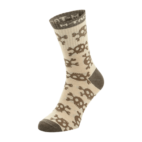 M-Tac Letvægtssokker Mk.3 Pirate Skull til trekking, lette sommerstrømpesokker med åndbare materialer, komfort og støtte.