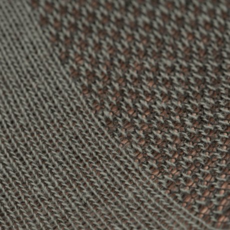 Detalje af åndbart materiale i M-Tac Let Sportsokker, ideel til løb og fritidsbrug.