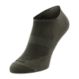 Mørkegrå M-Tac Let Sommersokker designet til løb i varmt vejr, kort længde, åndbart materiale, ergonomisk pasform, perfekt til udendørs aktiviteter.