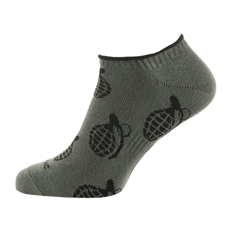 M-Tac Let Sommersokker Grenader essentielle til løb og udendørsaktiviteter, lette og åndbare sokker med ergonomisk pasform og originalt mønster.