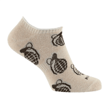 M-Tac Let Sommersokker Grenader i beige med granatmønster, ideel til løb og sport, kort design, komfort og åndbar til varmt vejr.