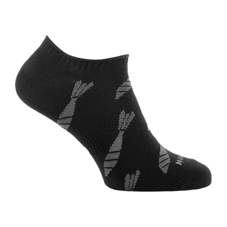 M-Tac Let Sommersokker Morter Bomber i sort med ergonomisk pasform, perfekt til sport og udendørs aktiviteter i varmt vejr.