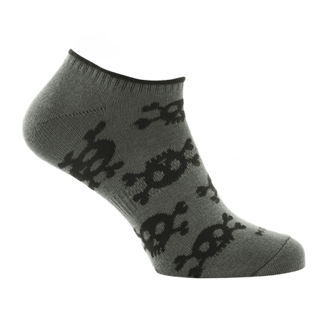M-Tac Let Sommersokker Pirate Skull til løb og udendørs aktiviteter i varmt vejr, ergonomisk design med piratdødningehoveder.