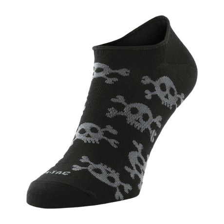 M-Tac Let Sommersokker Pirate Skull sokker med piratskalletryk. Designet til løb og udendørs aktiviteter, åndbart materiale.