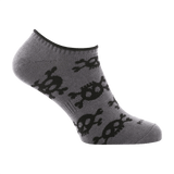 M-Tac Let Sommersokker Pirate Skull i gråt design til sport og fritid, perfekt til varmt vejr, ergonomisk pasform.