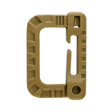 M-Tac Plast Karabin i let ABS-plast, designet til fastgørelse af udstyr på vest, bælte eller taske. Holdbar og nem at bruge.