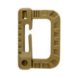 M-Tac Plast Karabin i slidstærkt ABS-plast til let fastgørelse af udstyr, ideel til vest, bælte eller taske.