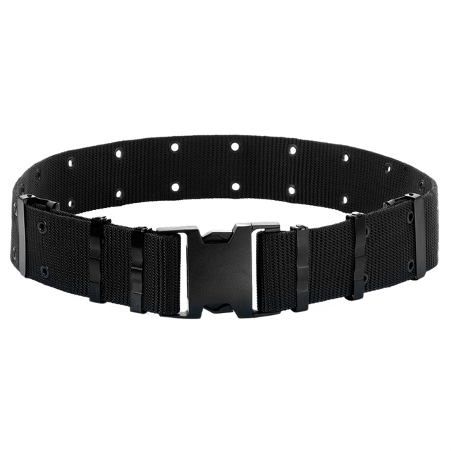 M-Tac Pistolbælte i nylon med plastikspænde, inspireret af BSS/A.L.I.C.E.-systemet. Taktisk militærbælte, 5,5 cm bredt i polyester.