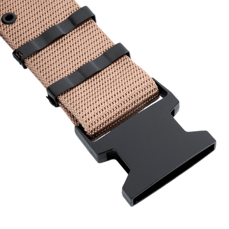 M-Tac Pistolbælte i nylon med plastikspænde, inspireret af BSS/A.L.I.C.E.-systemet, velegnet til taktisk brug, bredde 5,5 cm.