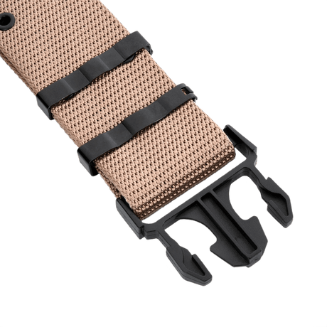 M-Tac Pistolbælte med plastikspænde, inspireret af BSS/A.L.I.C.E.-systemet, bredde 5,5 cm, nylonmateriale til taktisk brug.