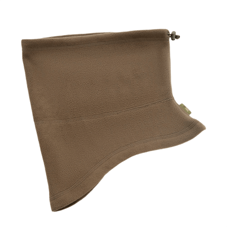 M-Tac Fleece Neck Gaiter (Tok Tube) i brun fleece, multifunktionelt til koldt vejr, ideel til vinterbrug og udendørs aktiviteter.