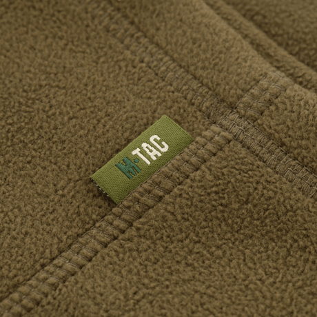 M-Tac Fleece Neck Gaiter med Snor i brun fleece materiale med logo syning, 260 g/m² polyester, justerbar for optimal komfort.