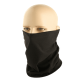 M-Tac Bomuld Tube Scarf brugt som maske på mannequinhoved, multifunktionelt bomuld tilbehør til aktiv fritid og taktisk brug.