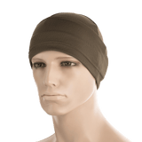 M-Tac Sweating Ninja-Balaclava i brun, fremstillet i 100% polyester, ideel til udendørs aktiviteter, beskytter mod støv og holder huden tør.