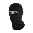 M-Tac Sweating Ninja-Balaclava i sort polyester, designet til åndbarhed og fugtstyring, ideel til udendørs aktiviteter.
