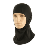 M-Tac Sweater-Ninja-Balaclava Premium, sort, beskyttende ansigtsbeklædning lavet i Polartec® Power Dry, vises på mannequin.