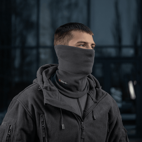 M-Tac Tube Scarf Polartec multifunktionelt halstørklæde til windstød og vejrbeskyttelse, perfekt til jagt, cykling og motorsport.