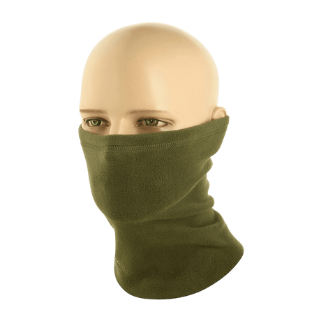 M-Tac Tube Scarf Polartec i olivenfarve, multifunktionelt halstørklæde til udendørs aktiviteter, velegnet til koldt vejr.