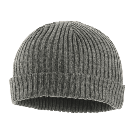 M-Tac Watch Cap 100% Akryl, grå strikhue til køligt vejr, lav profil, strækbar, dobbeltsyet til ekstra varme og holdbarhed, str. S-XL