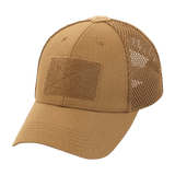 M-Tac Baseball Cap Ripstop Elite Flex i beige med mesh-paneler, idéel til udendørs aktiviteter.
