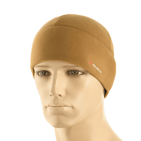 M-Tac Fleece Watch Cap Light Polartec i brun, alsidig vinterhue med høj varmeisolering, lavet af holdbar Polartec Micro Series fleece.