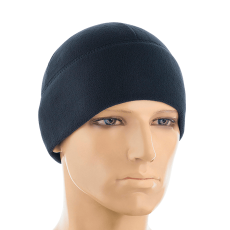 M-Tac Fleece Watch Cap Light Polartec vinterhue i sort fleece, viser lav profil og komfortable pasform. Ideel til koldt vejr.