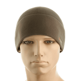 M-Tac Fleece Watch Cap Light Polartec i brun, ideel vinterhue af Micro Series fleece med høj varmeisolering og lav profil. Passer under hjelm.