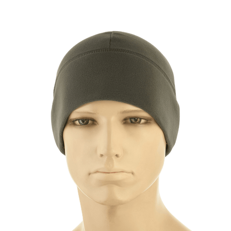 M-Tac Fleece Watch Cap Light Polartec Gen II på mannequin, vinterhue i holdbart Polartec fleece til udendørs aktiviteter og hverdag.