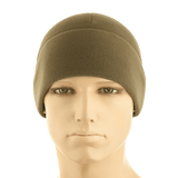 M-Tac Fleece Polartec Watch Cap i oliven farve, ideel til køligt vejr, lavet af Polartec® 200 Series fleece, lav profil, passer under hjelm.