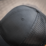 M-Tac Mesh Flex Ripstop Baseball Cap med ripstop-front og mesh-paneler for optimal ventilation og komfort til udendørs brug.