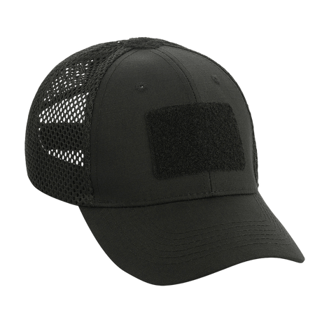 M-Tac Mesh Flex Ripstop Baseball Cap med Velcro, åndbar kasket, taktik og sommerklare mesh-paneler, justerbar pasform.