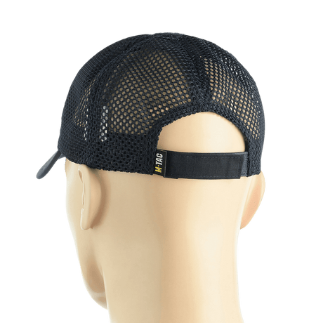 M-Tac Mesh Flex Ripstop Baseball Cap med Velcro set bagfra med justerbar lukning og mesh-paneler for god ventilation