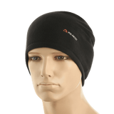 Sort Polartec hætte vist på et mannequin-hoved, ideel til koldt vejr, del af M-Tac Polartec Lang Tubehalstørklæde-serien.