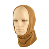 M-Tac Polartec Lang Tubehalstørklæde i fleece, viser alsidig anvendelse som halsrør eller ansigtsmaske til koldt vejr.